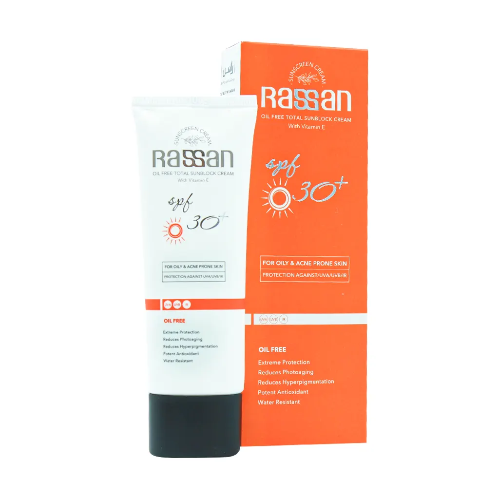 کرم ضد آفتاب فاقد چربی SPF30 راسن مناسب پوست چرب و آکنه دار 40 میلی لیتر - Image 2